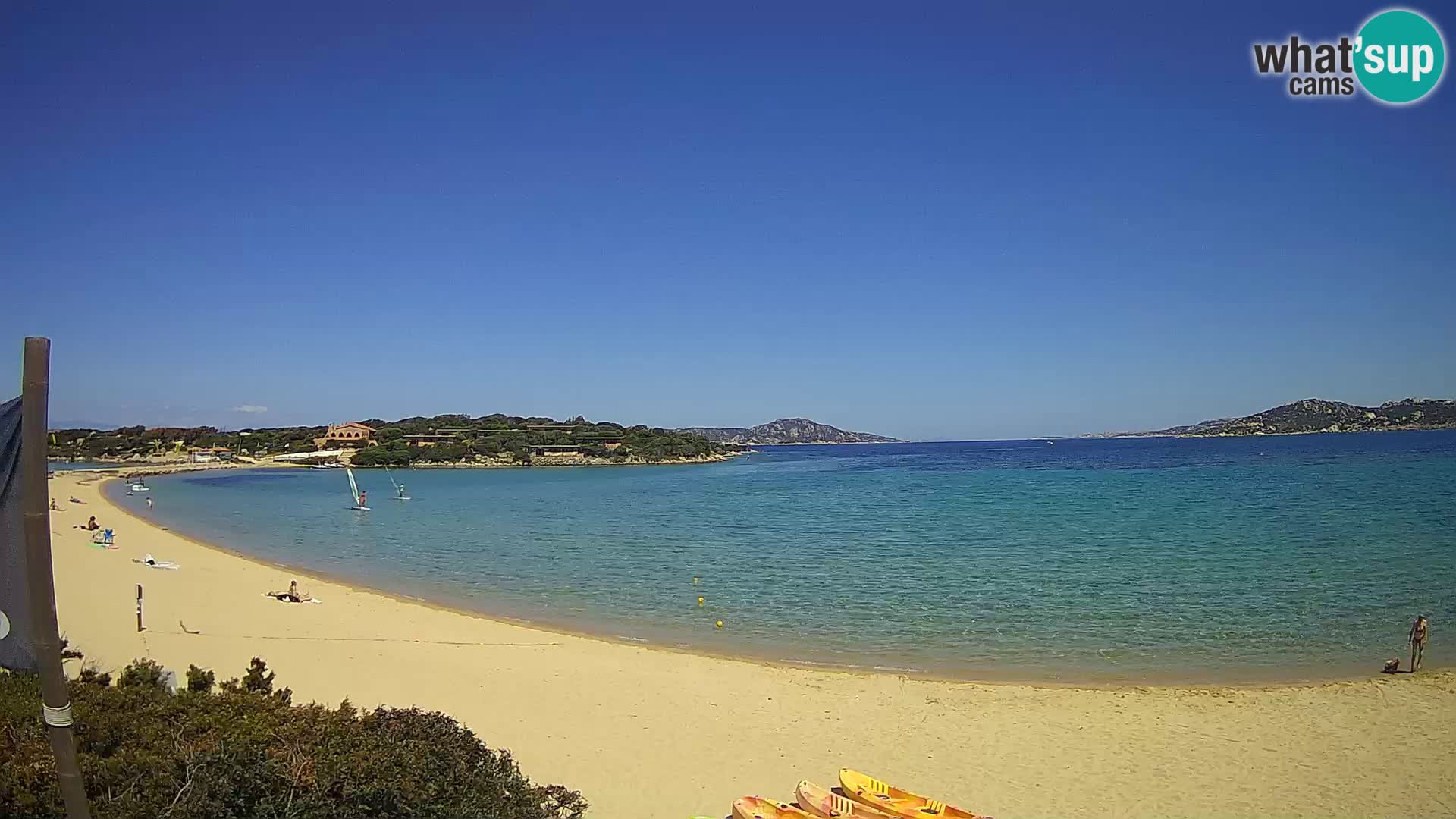 Spletna kamera Marina di Sorso – plaža Lido di Sorso – Sardinija