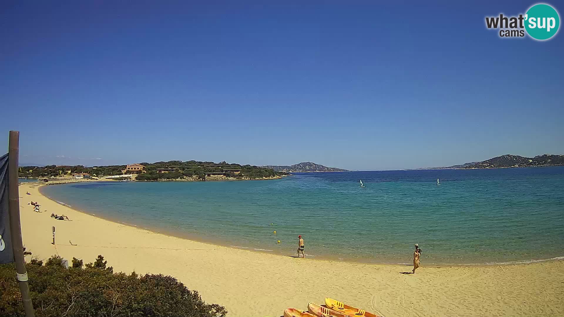 Web kamera Marina di Sorso – plaža Lido di Sorso – Sardinija