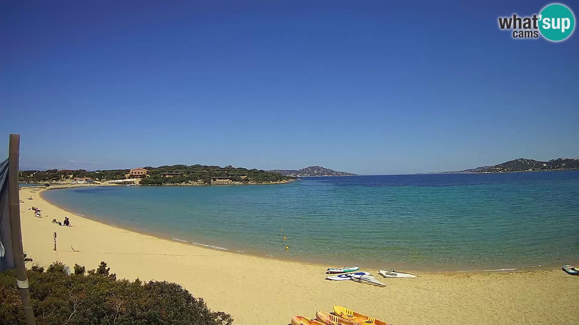 Spletna kamera Marina di Sorso – plaža Lido di Sorso – Sardinija