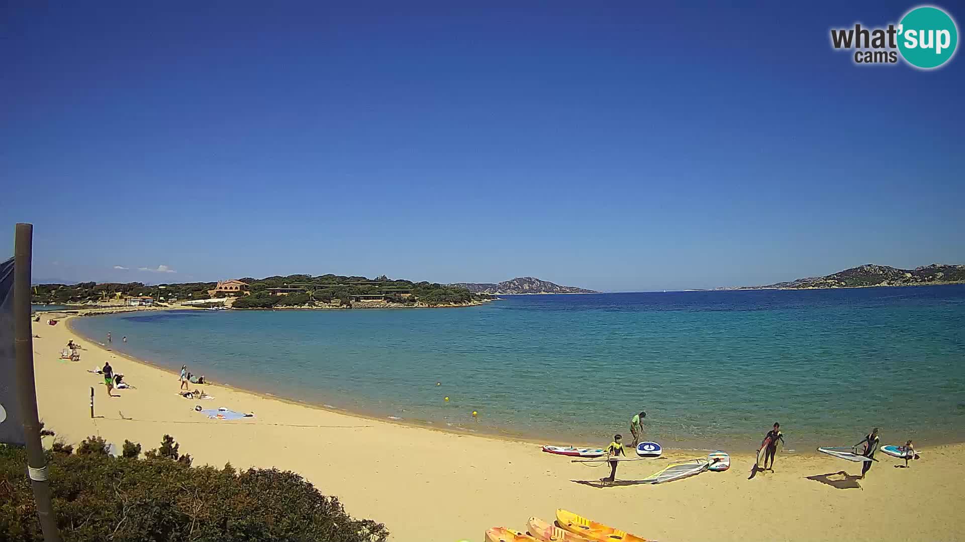 Spletna kamera Marina di Sorso – plaža Lido di Sorso – Sardinija