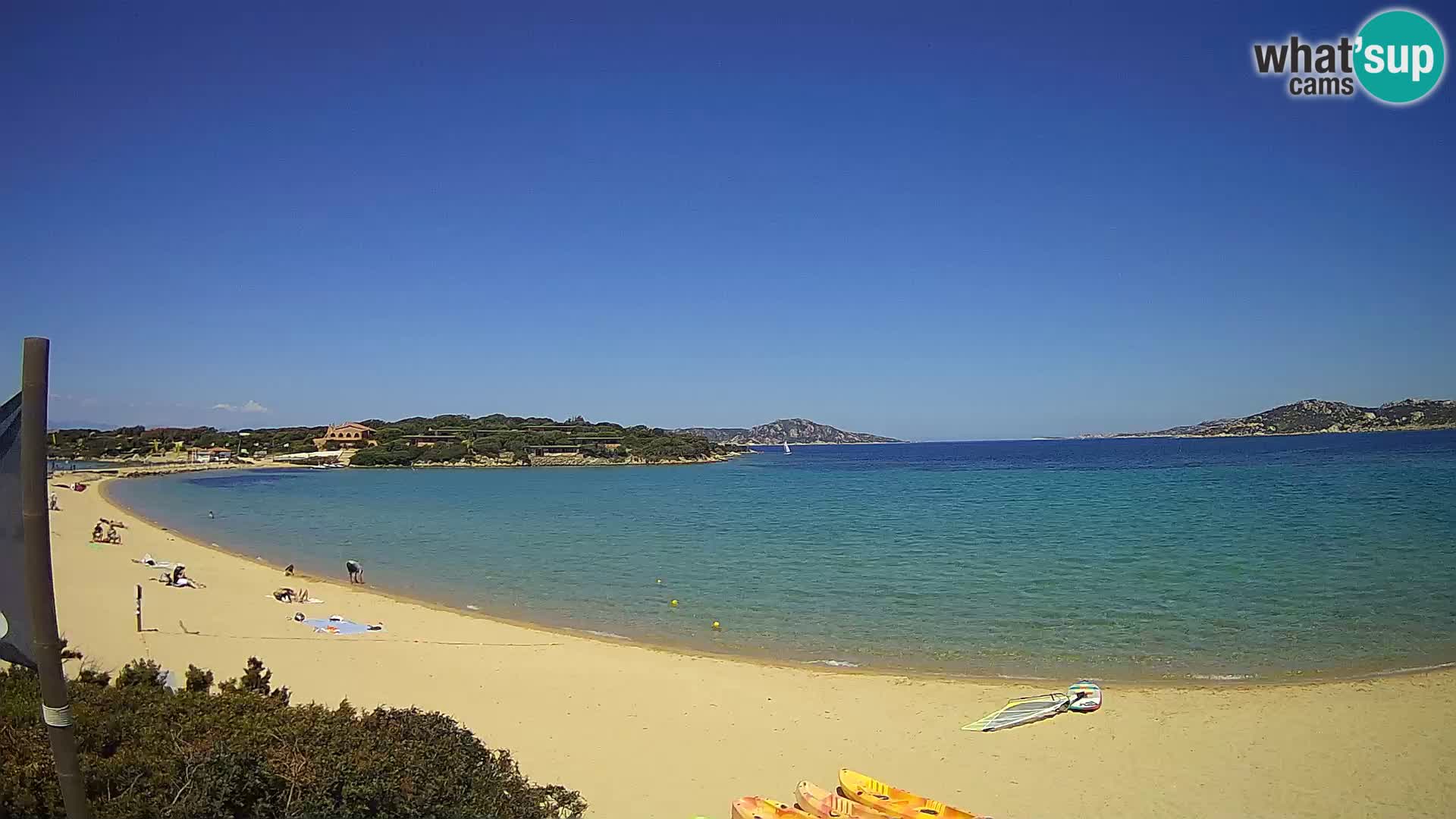 Web kamera Marina di Sorso – plaža Lido di Sorso – Sardinija