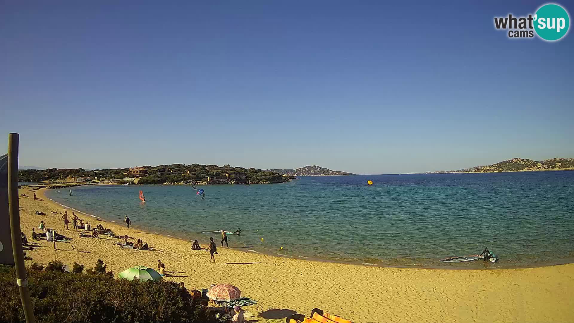 Web kamera Marina di Sorso – plaža Lido di Sorso – Sardinija