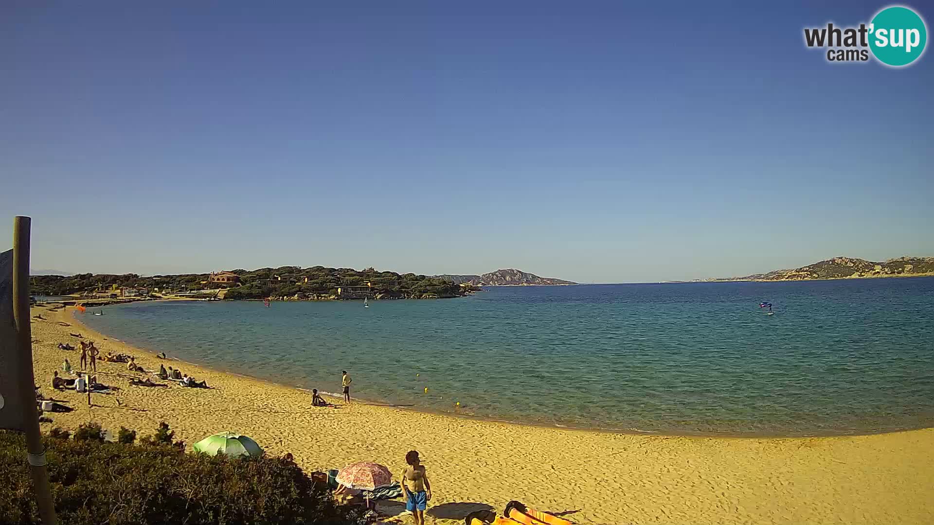 Spletna kamera Marina di Sorso – plaža Lido di Sorso – Sardinija