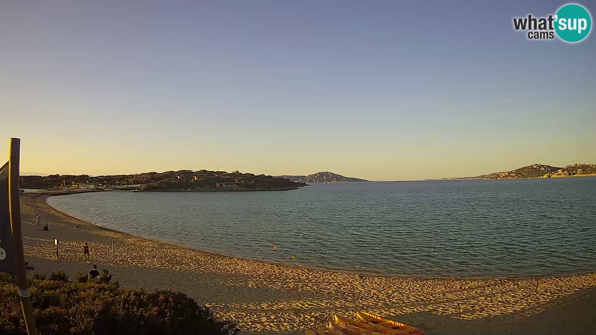 Spletna kamera Marina di Sorso – plaža Lido di Sorso – Sardinija