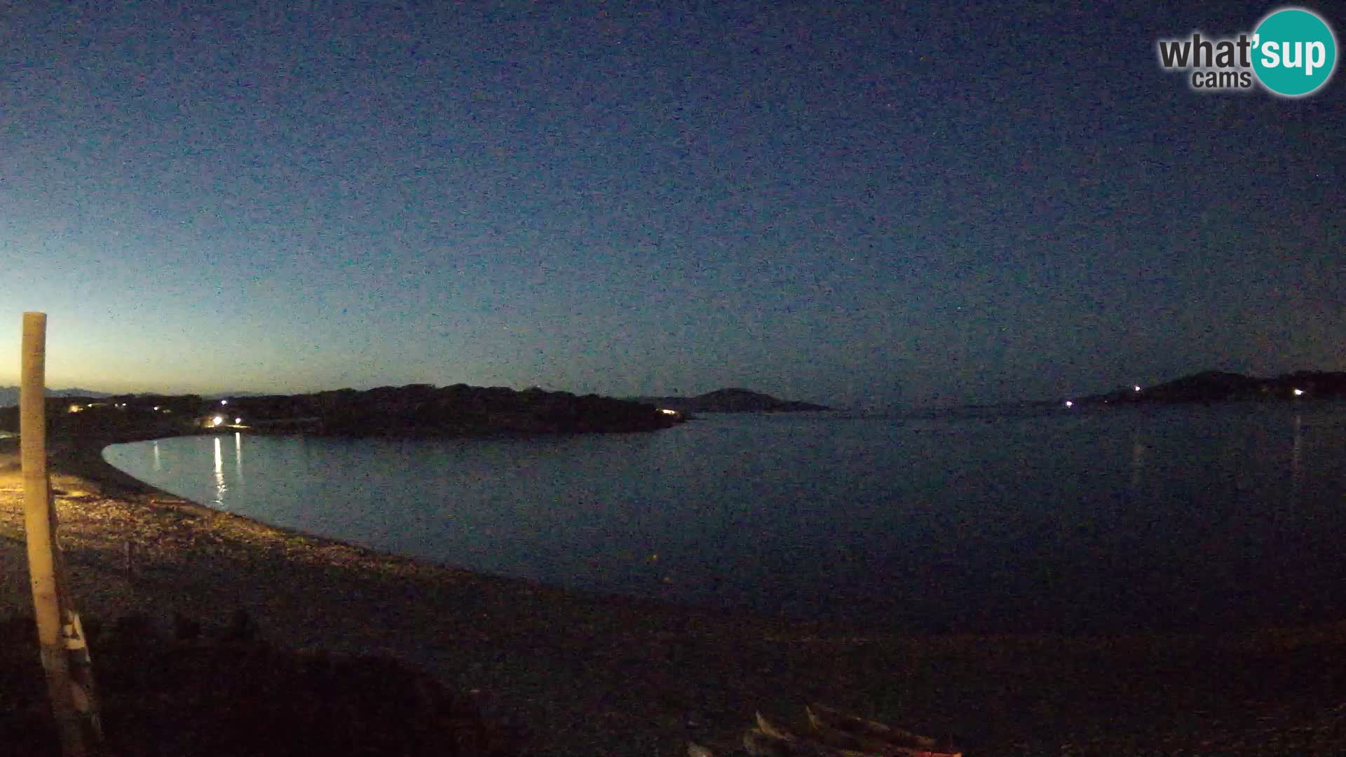 Spletna kamera Marina di Sorso – plaža Lido di Sorso – Sardinija