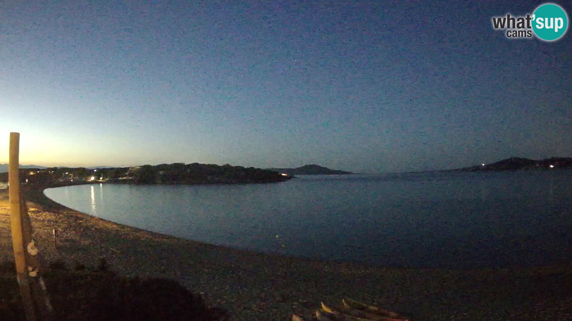 Spletna kamera Marina di Sorso – plaža Lido di Sorso – Sardinija