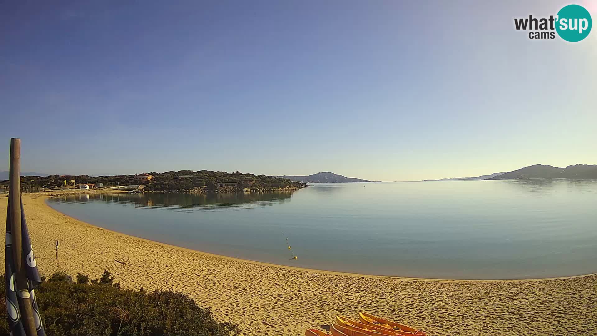 Web kamera Marina di Sorso – plaža Lido di Sorso – Sardinija