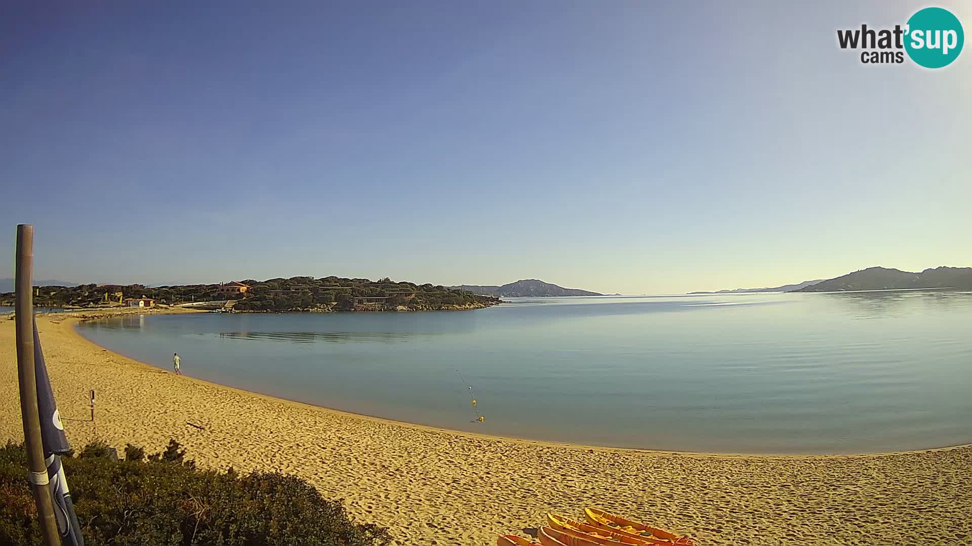 Web kamera Marina di Sorso – plaža Lido di Sorso – Sardinija