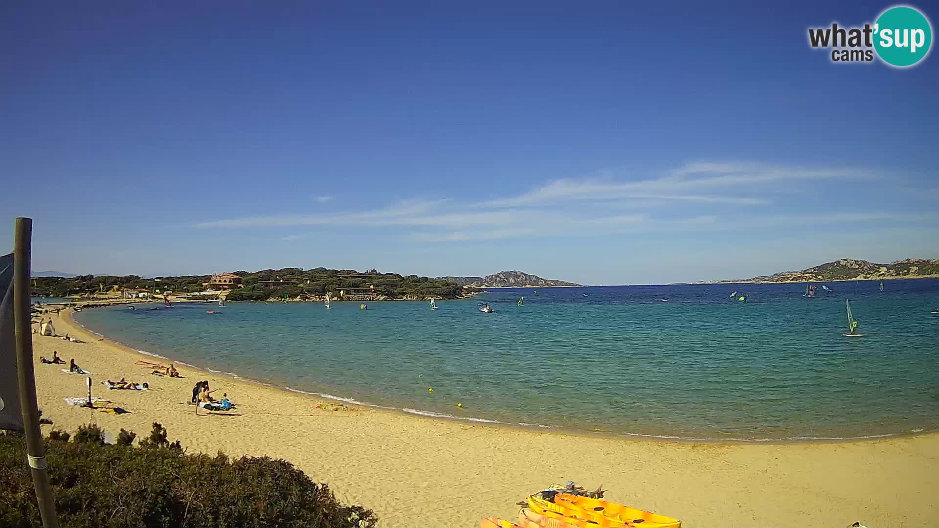 Web kamera Marina di Sorso – plaža Lido di Sorso – Sardinija