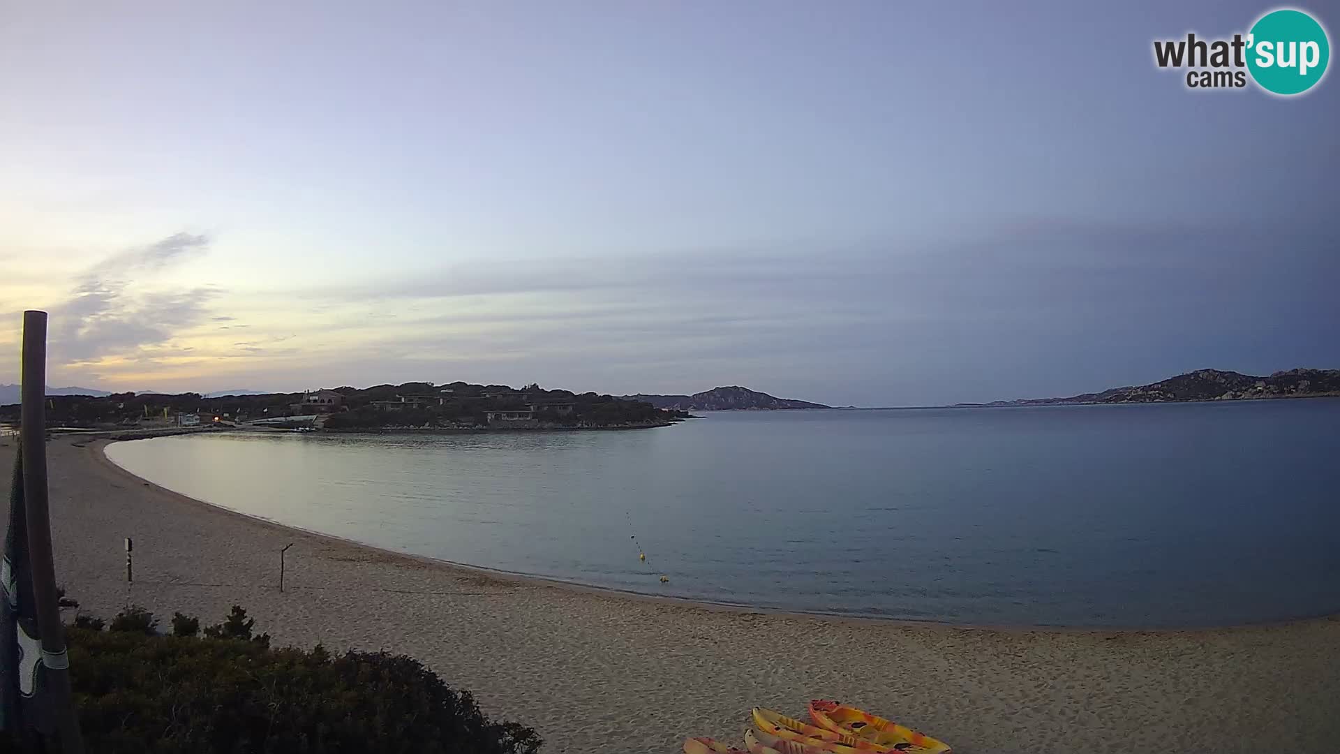 Spletna kamera Marina di Sorso – plaža Lido di Sorso – Sardinija