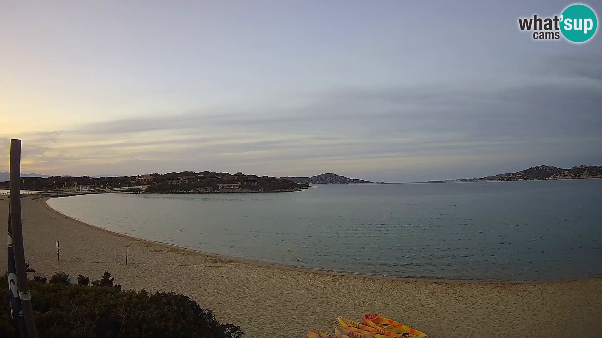 Web kamera Marina di Sorso – plaža Lido di Sorso – Sardinija