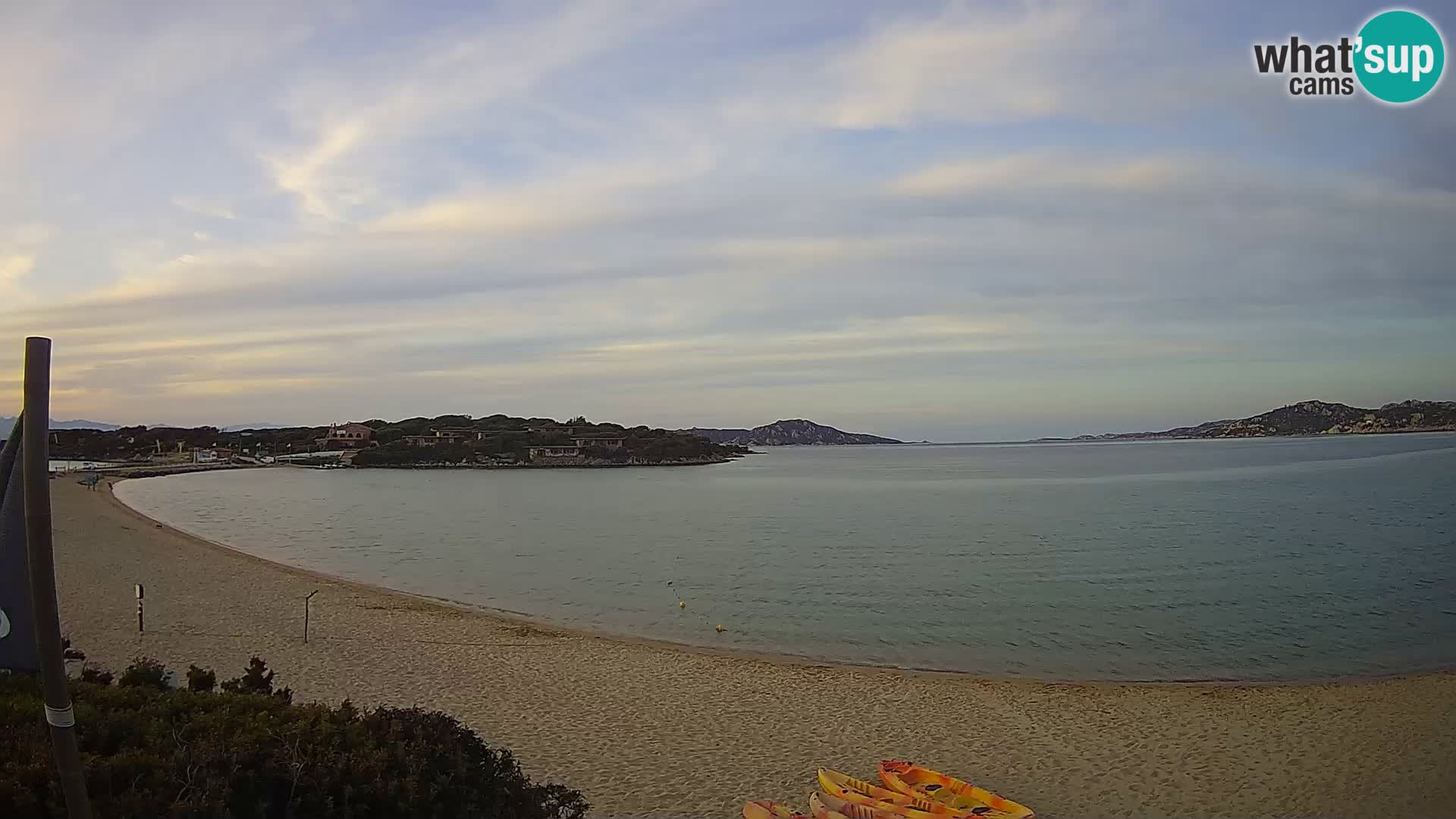 Web kamera Marina di Sorso – plaža Lido di Sorso – Sardinija