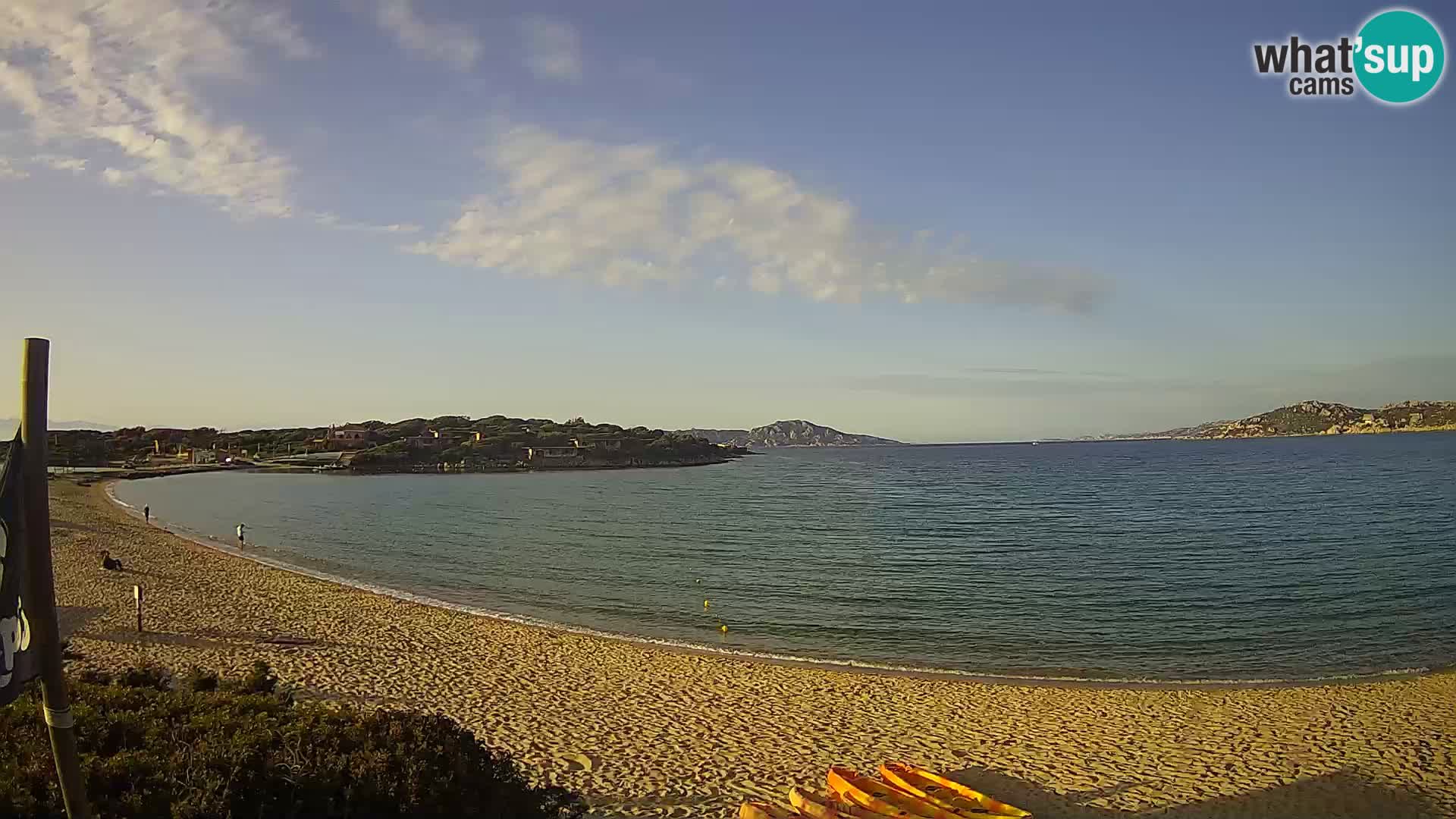 Spletna kamera Marina di Sorso – plaža Lido di Sorso – Sardinija