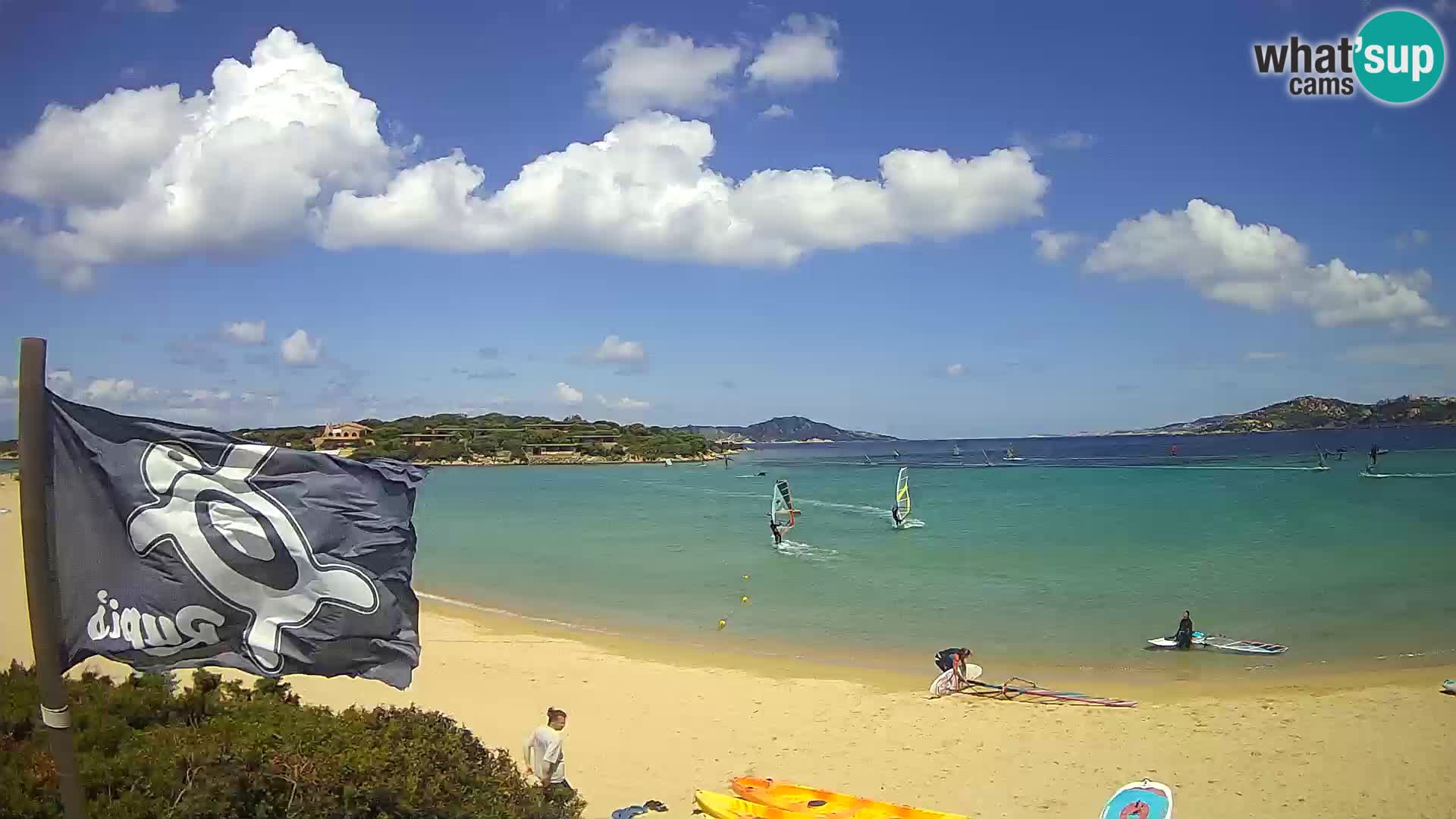 Web kamera Marina di Sorso – plaža Lido di Sorso – Sardinija