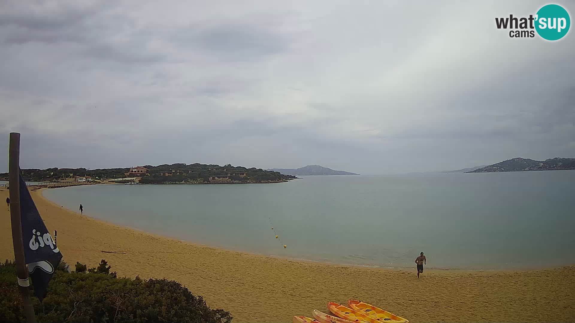 Spletna kamera Marina di Sorso – plaža Lido di Sorso – Sardinija