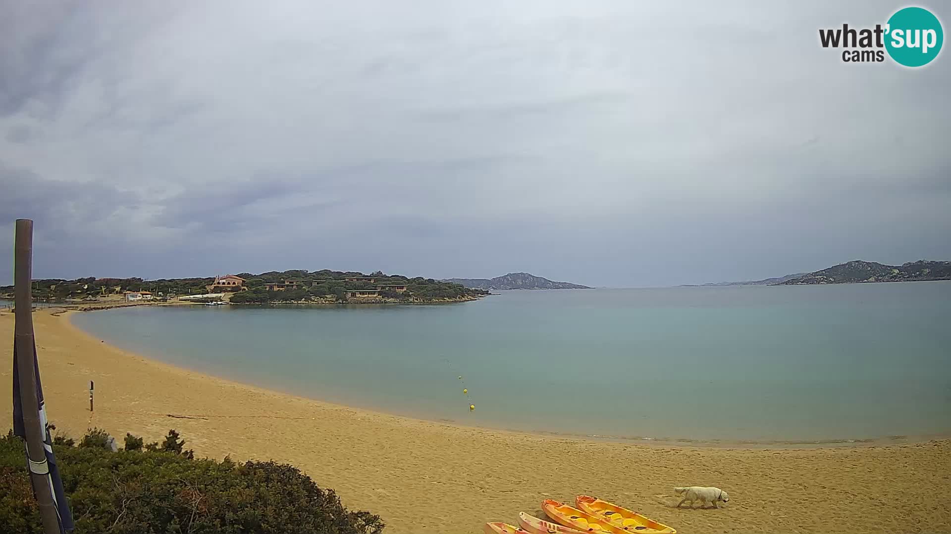Web kamera Marina di Sorso – plaža Lido di Sorso – Sardinija