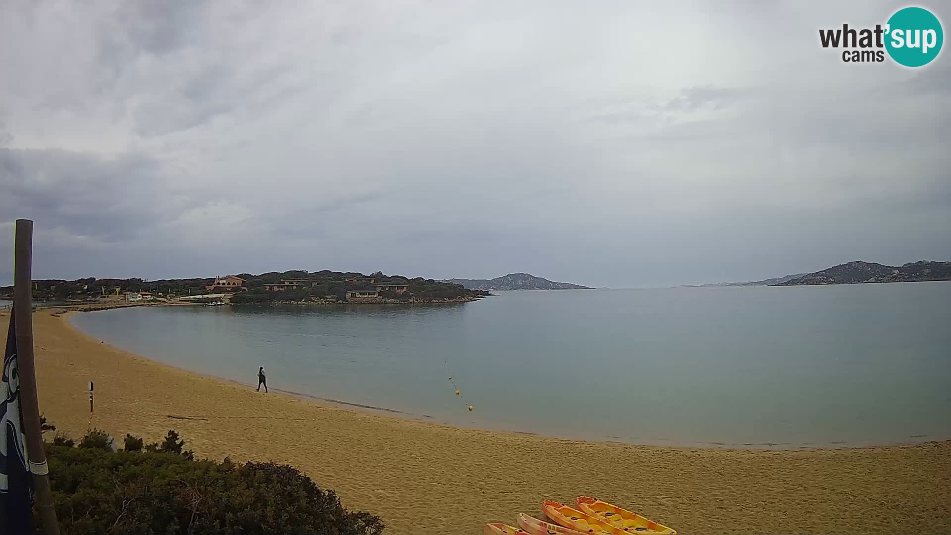 Web kamera Marina di Sorso – plaža Lido di Sorso – Sardinija