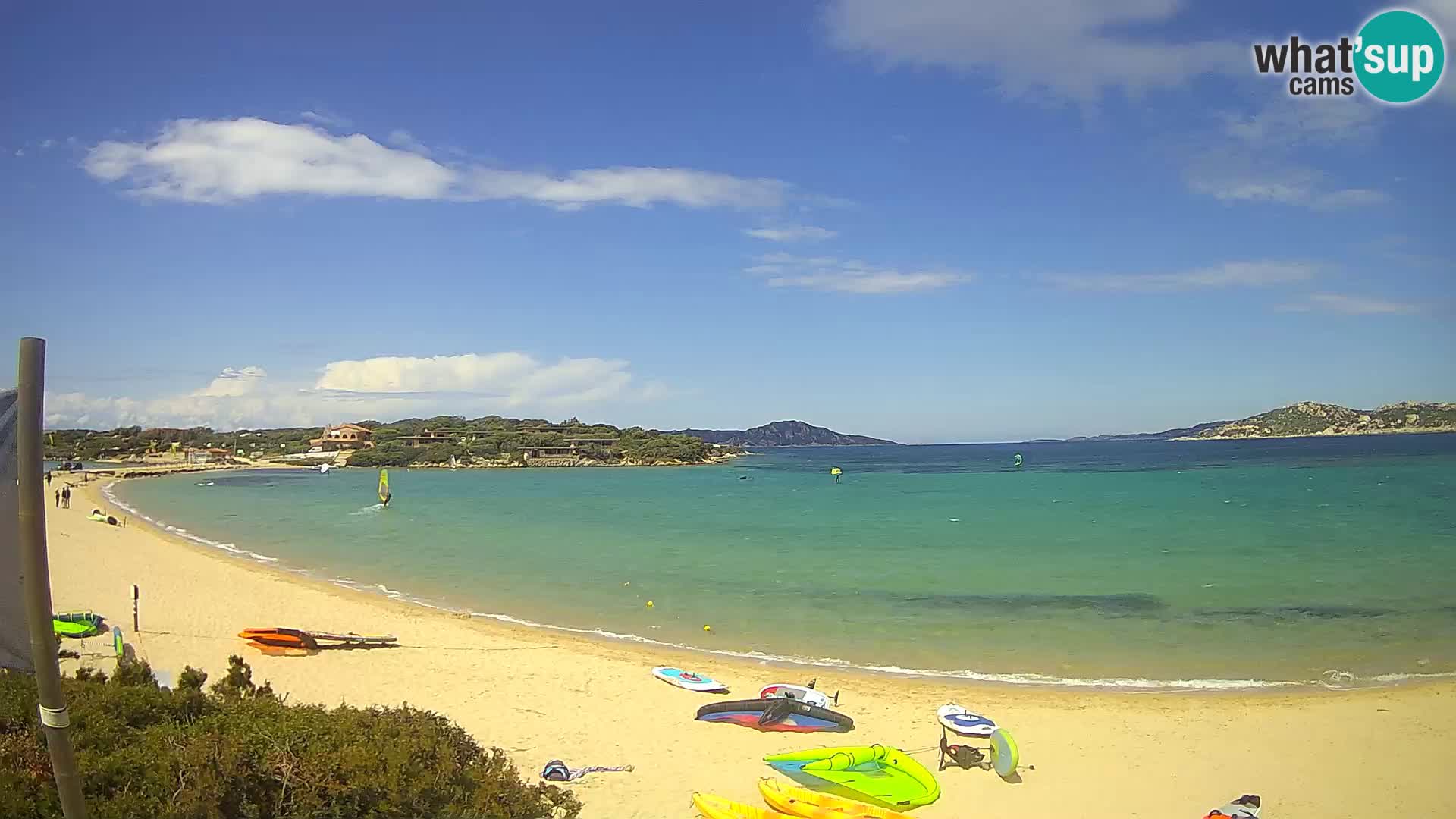 Spletna kamera Marina di Sorso – plaža Lido di Sorso – Sardinija