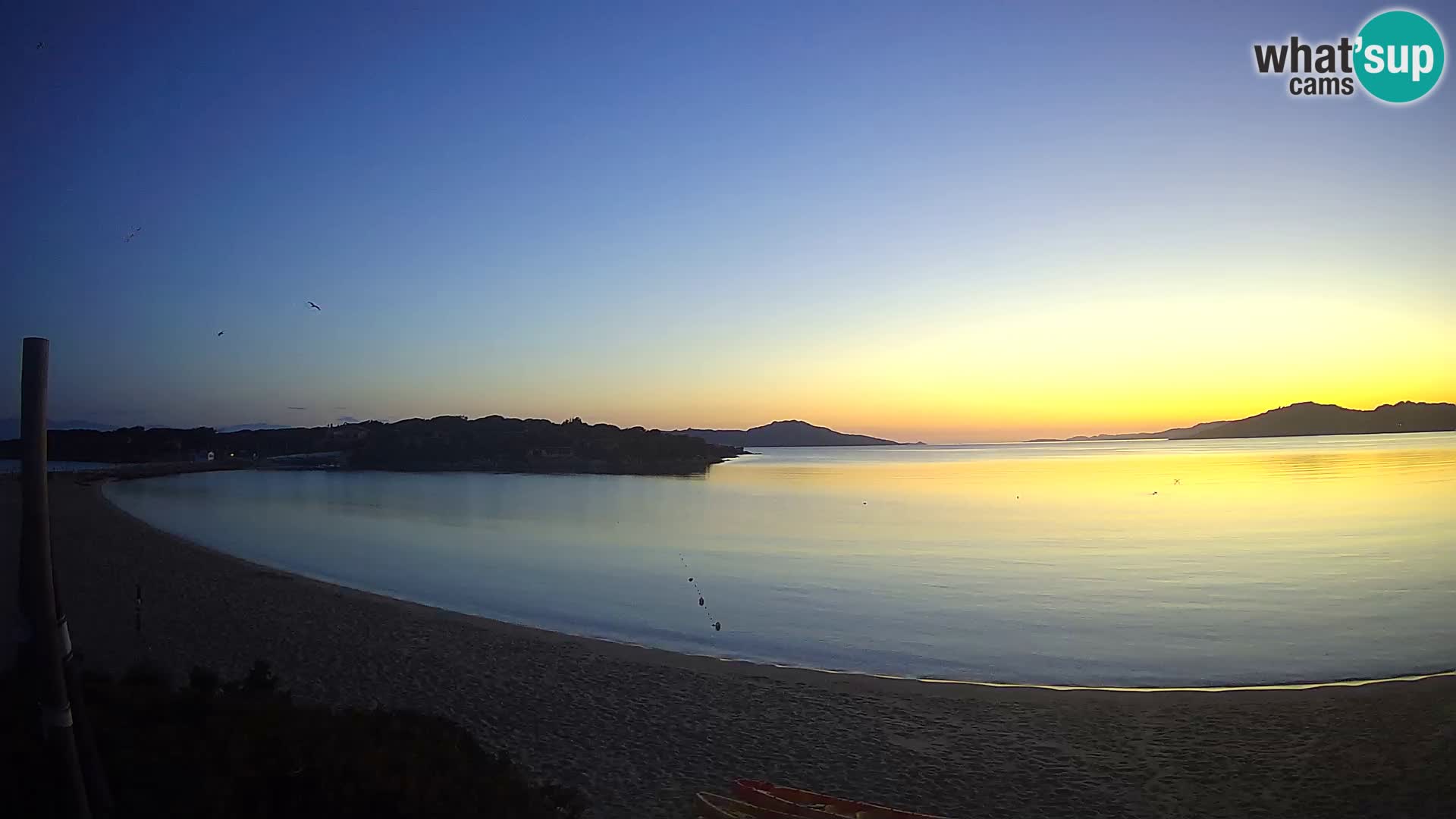 Spletna kamera Marina di Sorso – plaža Lido di Sorso – Sardinija