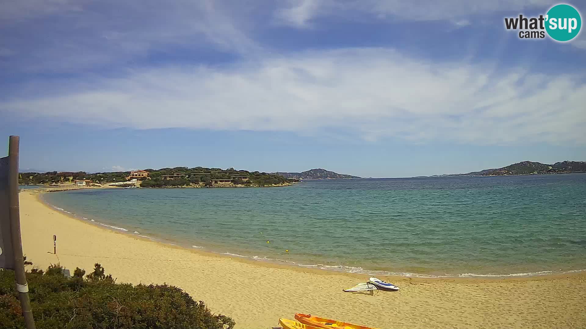 Spletna kamera Marina di Sorso – plaža Lido di Sorso – Sardinija