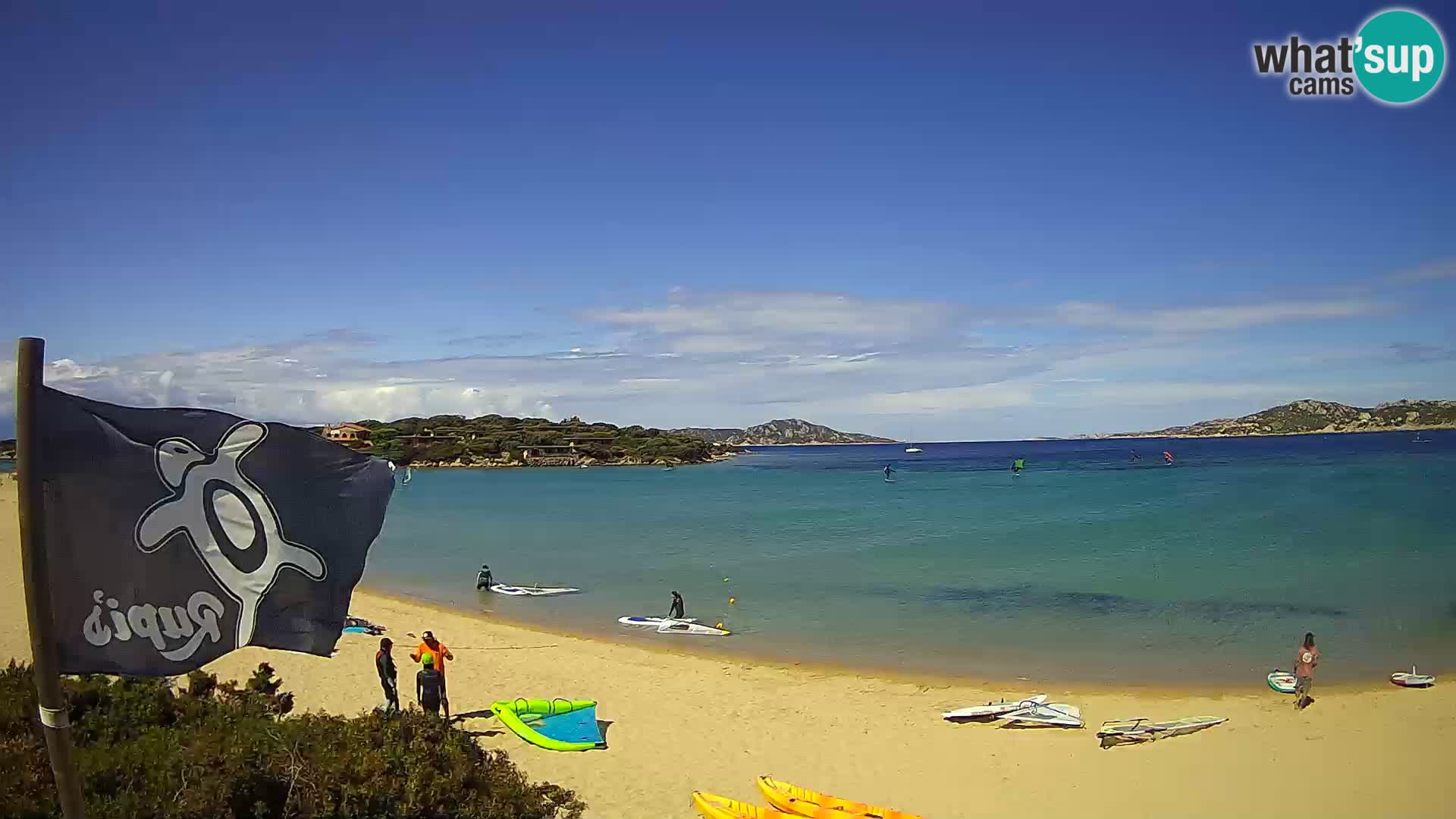 Spletna kamera Marina di Sorso – plaža Lido di Sorso – Sardinija