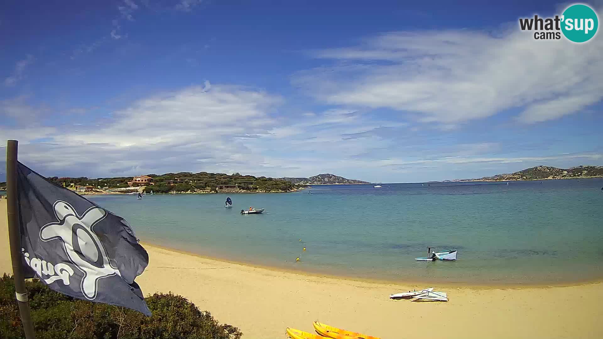 Web kamera Marina di Sorso – plaža Lido di Sorso – Sardinija
