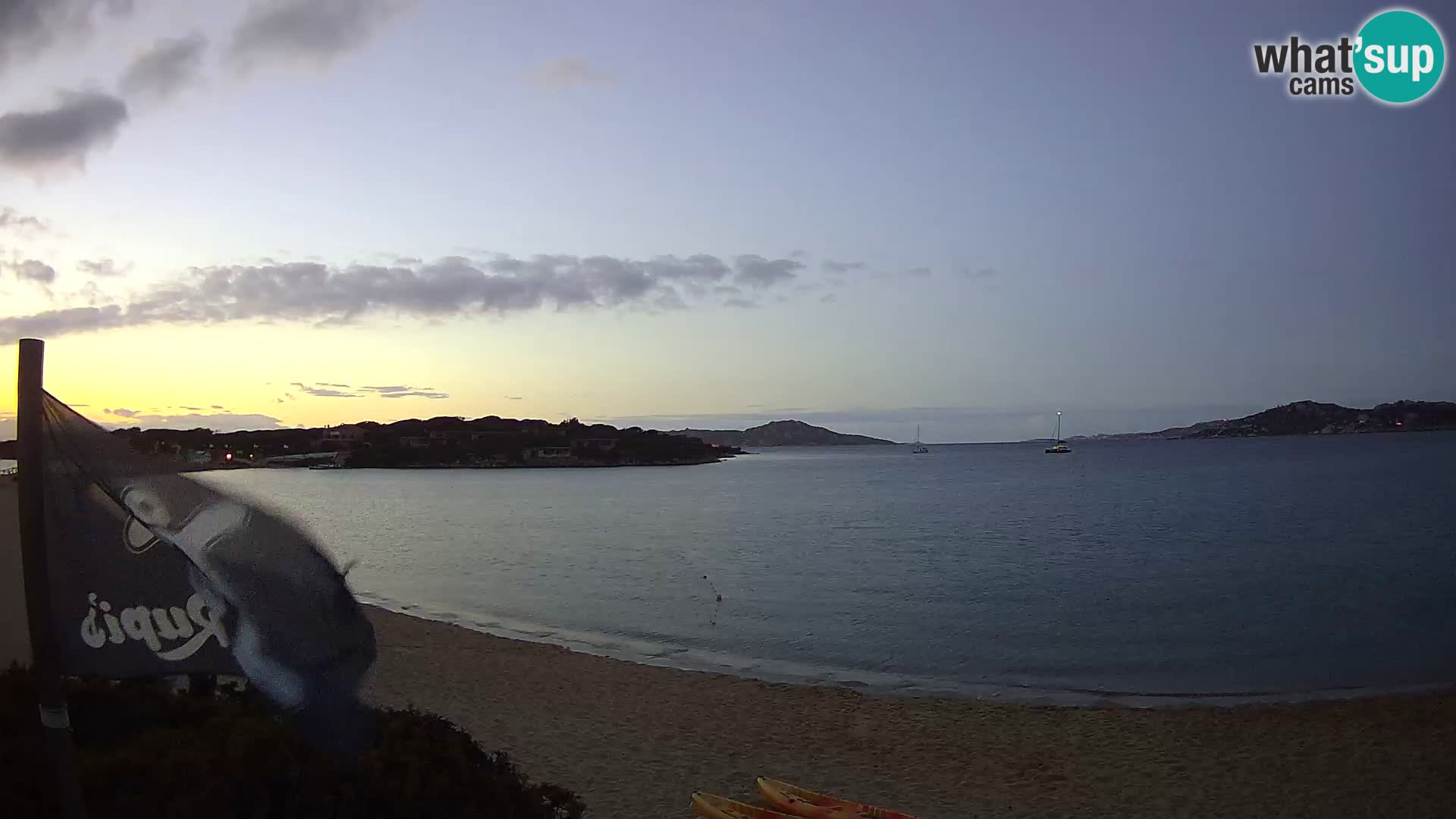 Spletna kamera Marina di Sorso – plaža Lido di Sorso – Sardinija