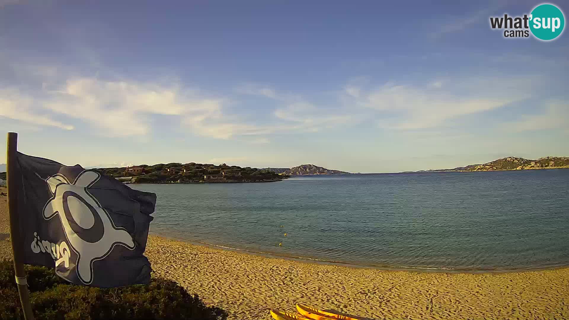 Web kamera Marina di Sorso – plaža Lido di Sorso – Sardinija