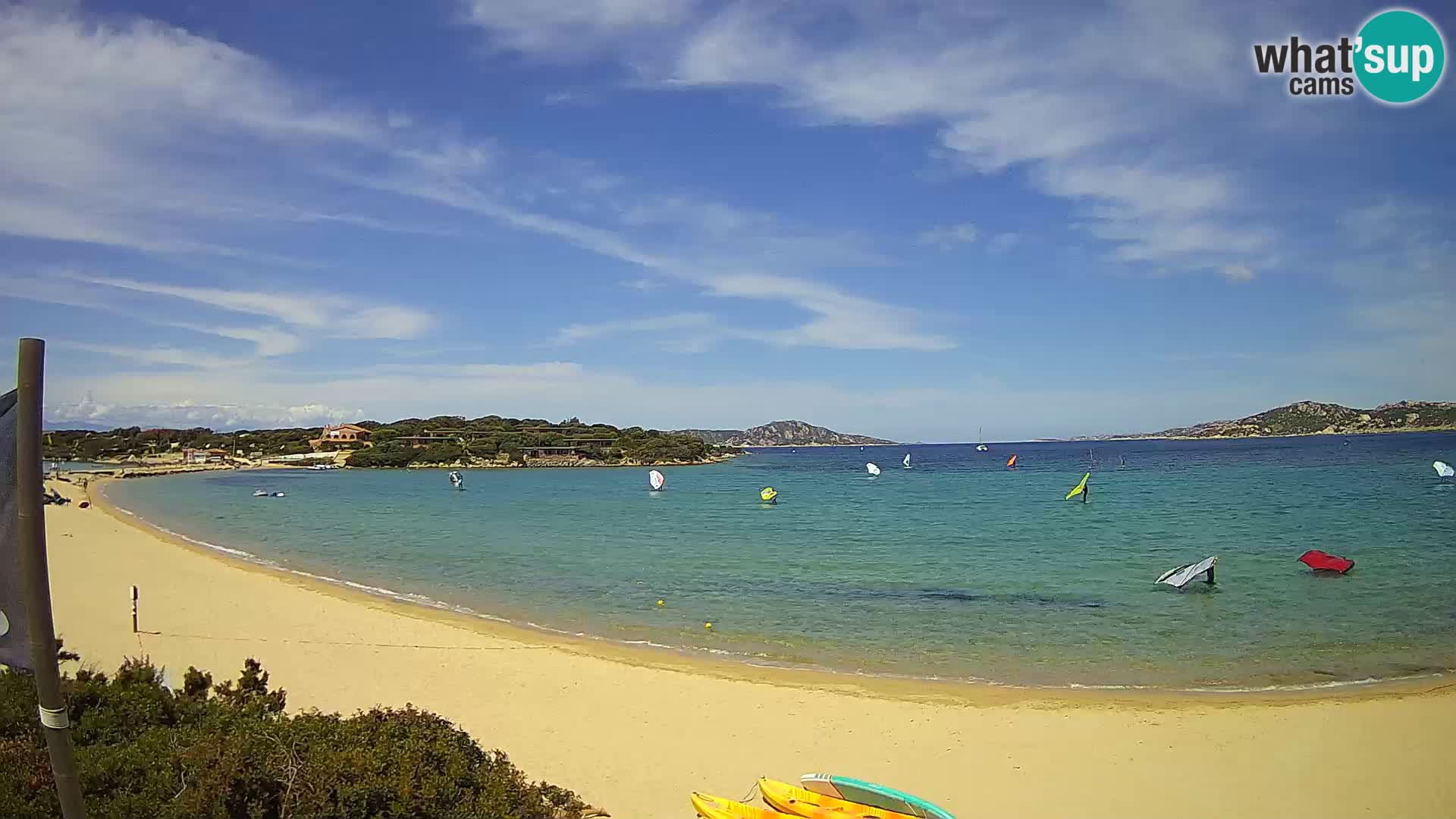 Web kamera Marina di Sorso – plaža Lido di Sorso – Sardinija