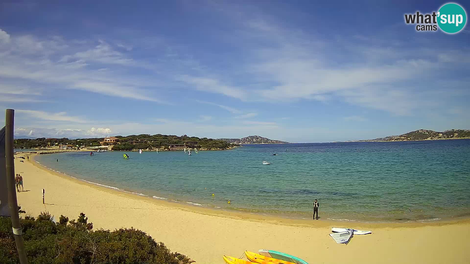 Spletna kamera Marina di Sorso – plaža Lido di Sorso – Sardinija
