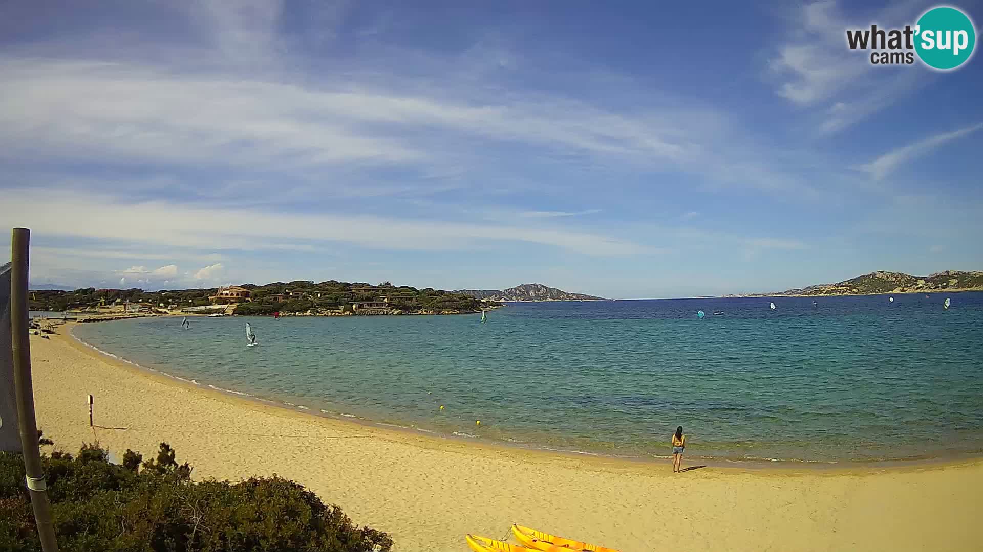 Web kamera Marina di Sorso – plaža Lido di Sorso – Sardinija