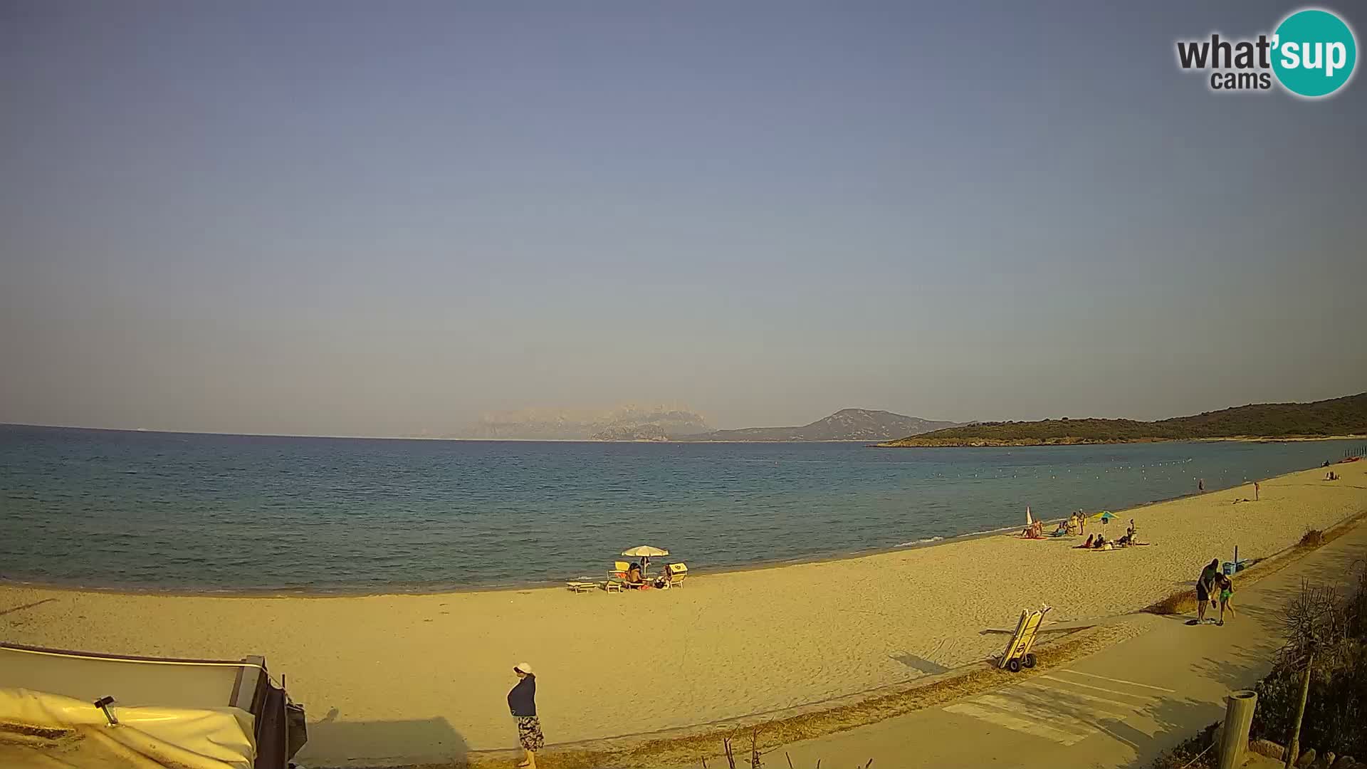 Web kamera Marina di Sorso – plaža Lido di Sorso – Sardinija