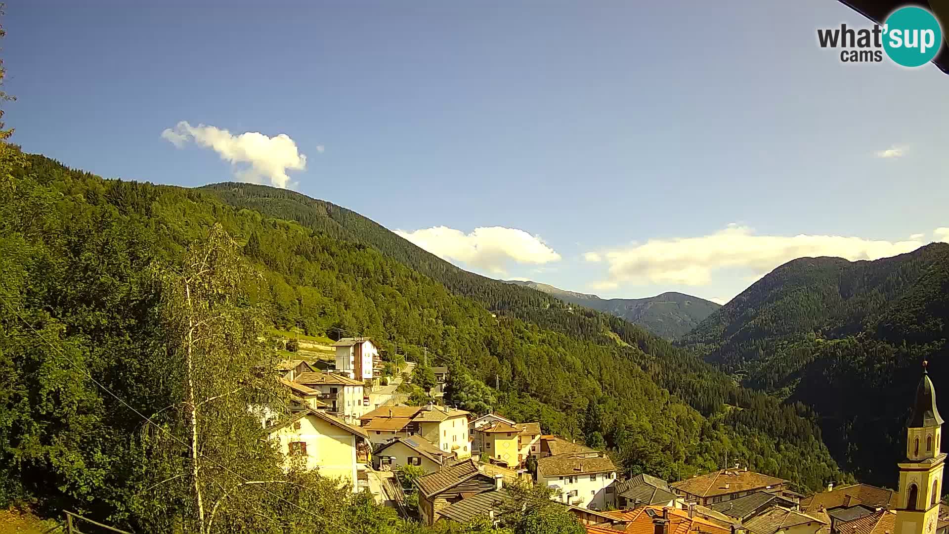 Spletna kamera Sover – pogled na gorovje Lagorai