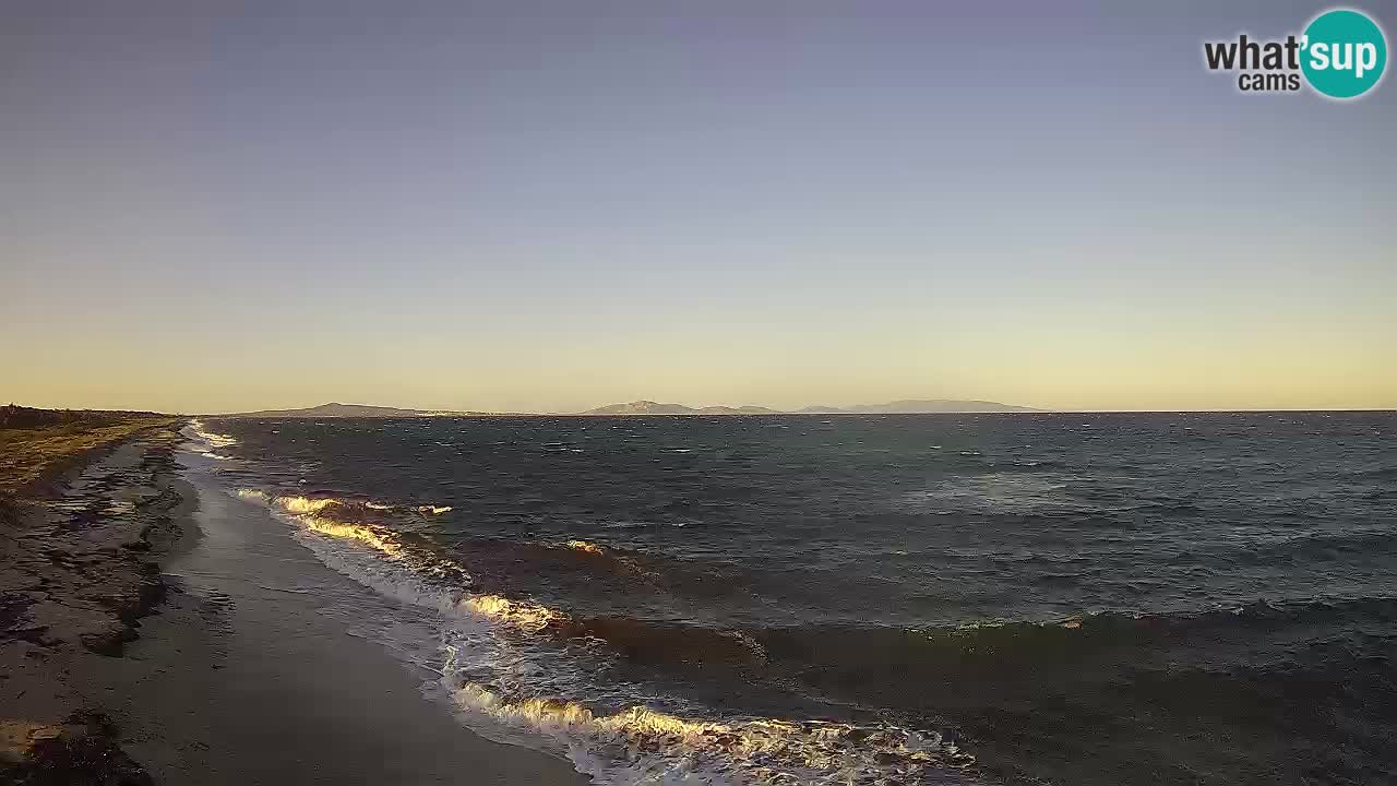 Plaža Le Saline spletna kamera Stintino – Sardinija