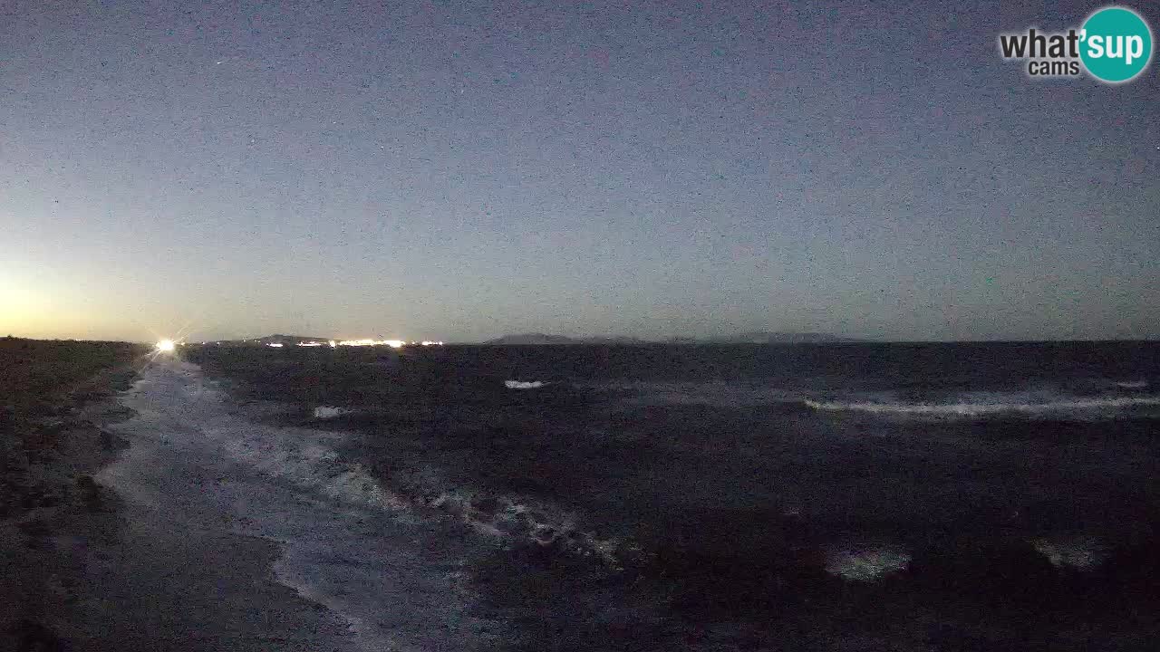 Plaža Le Saline spletna kamera Stintino – Sardinija