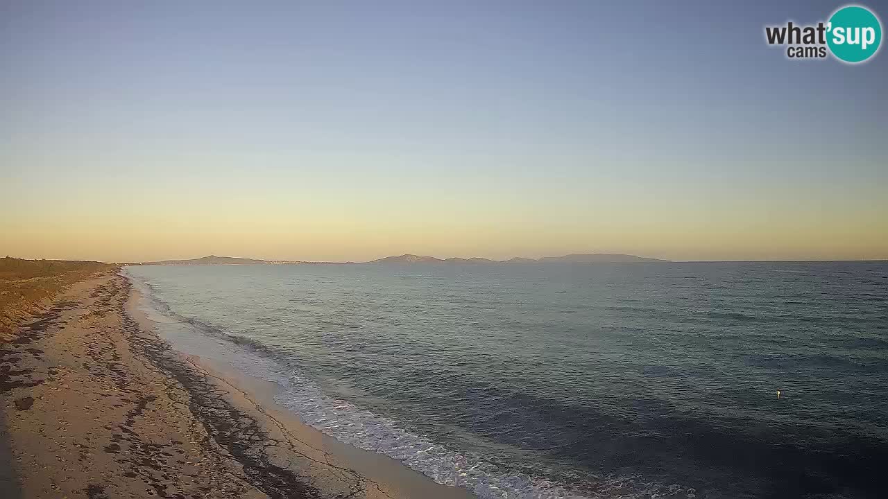 Plaža Le Saline spletna kamera Stintino – Sardinija