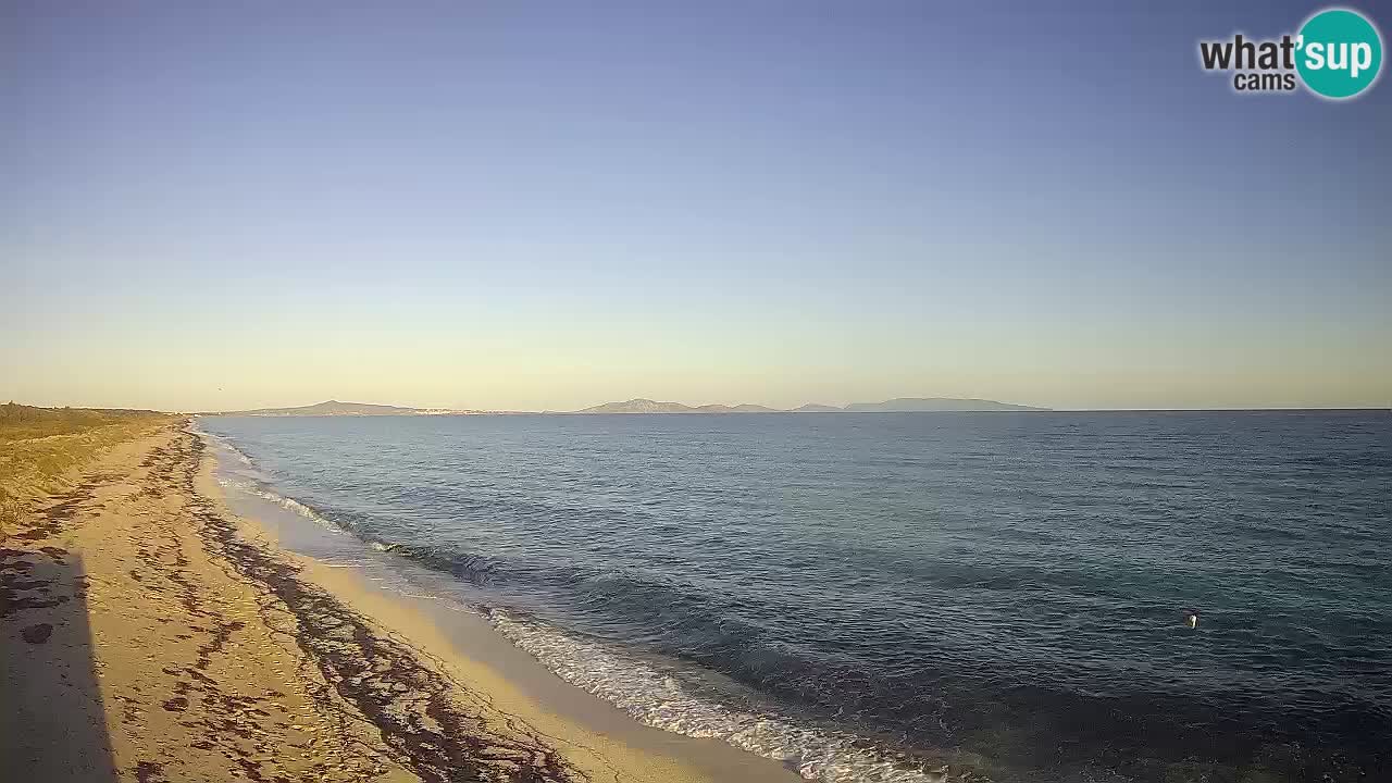 Plaža Le Saline web kamera Stintino – Sardinija