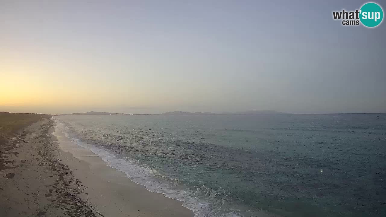 Plaža Le Saline spletna kamera Stintino – Sardinija