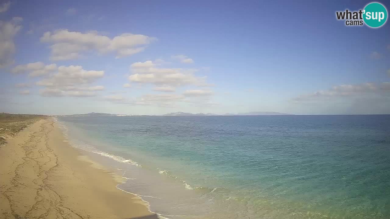 Beach Le Saline webcam live Stintino – Sardinia