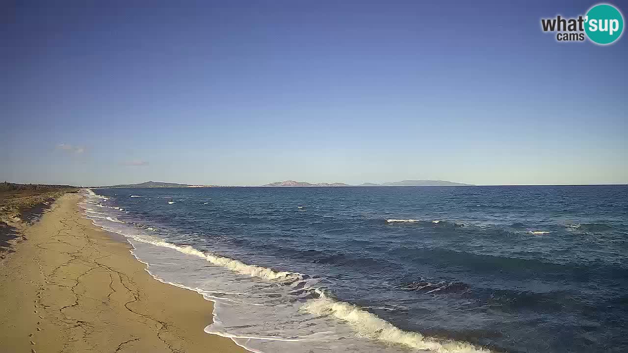 Beach Le Saline webcam live Stintino – Sardinia