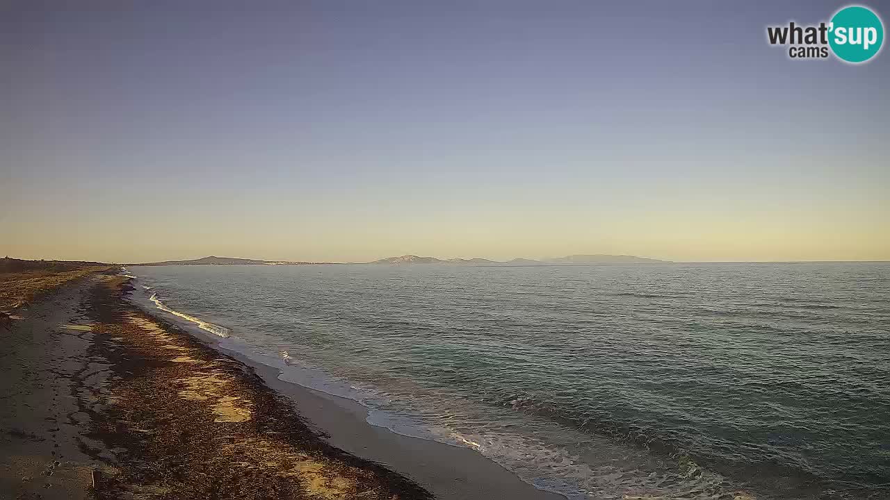 Beach Le Saline webcam live Stintino – Sardinia