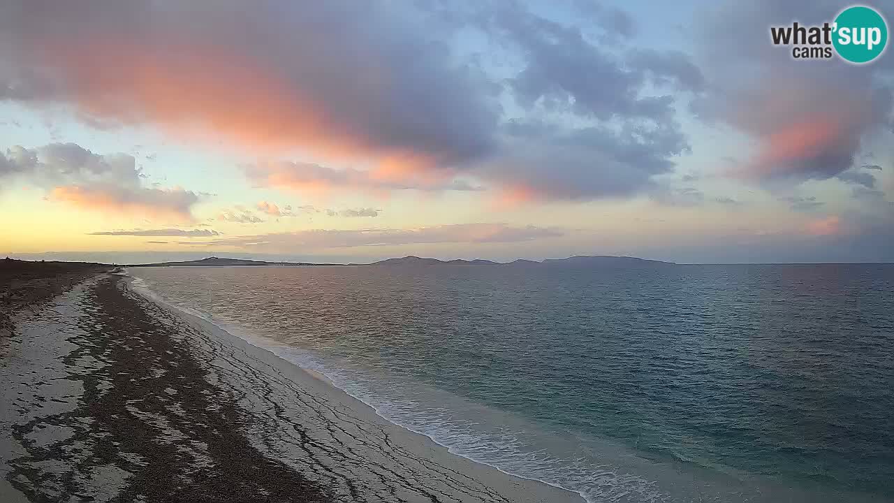 Beach Le Saline webcam live Stintino – Sardinia