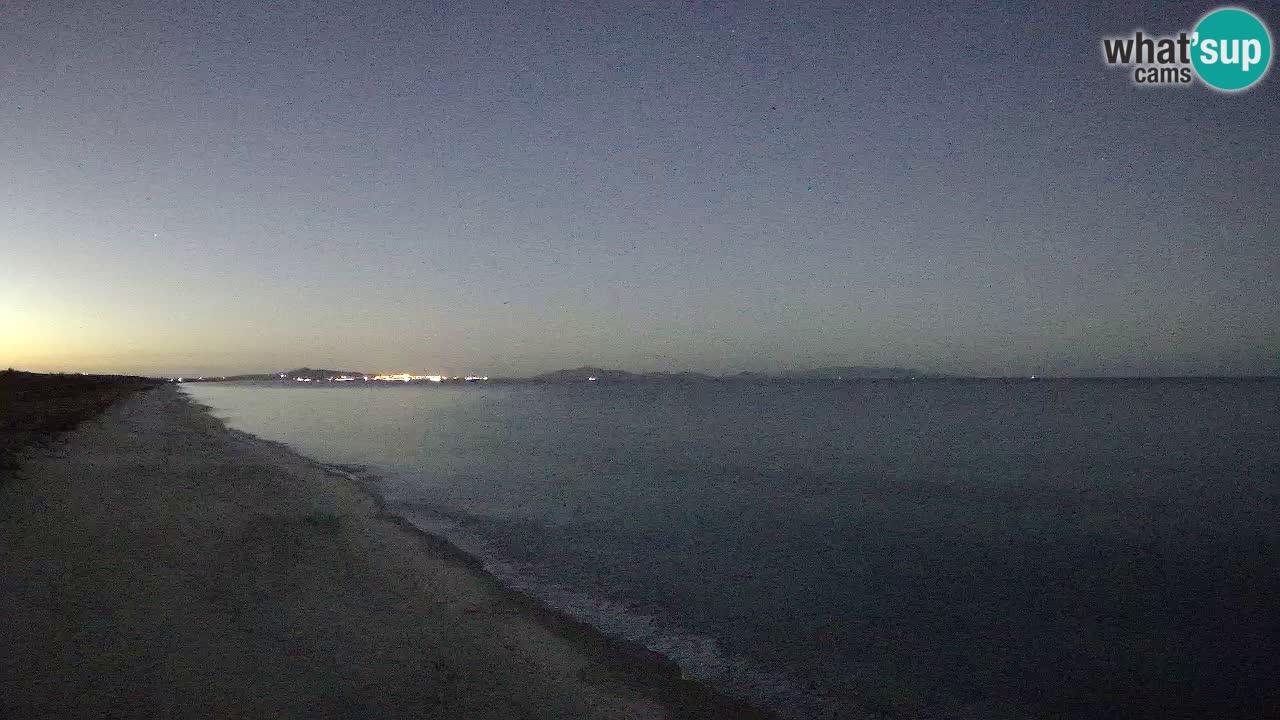 Plaža Le Saline spletna kamera Stintino – Sardinija