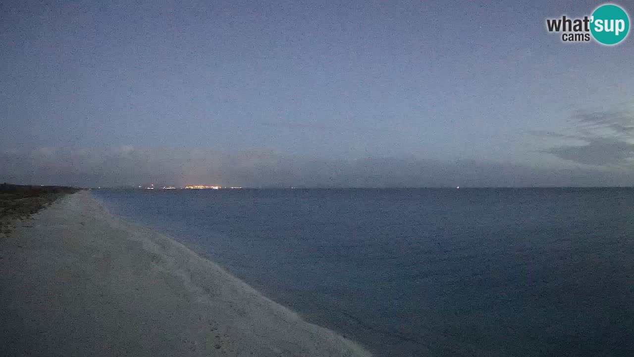 Plaža Le Saline spletna kamera Stintino – Sardinija