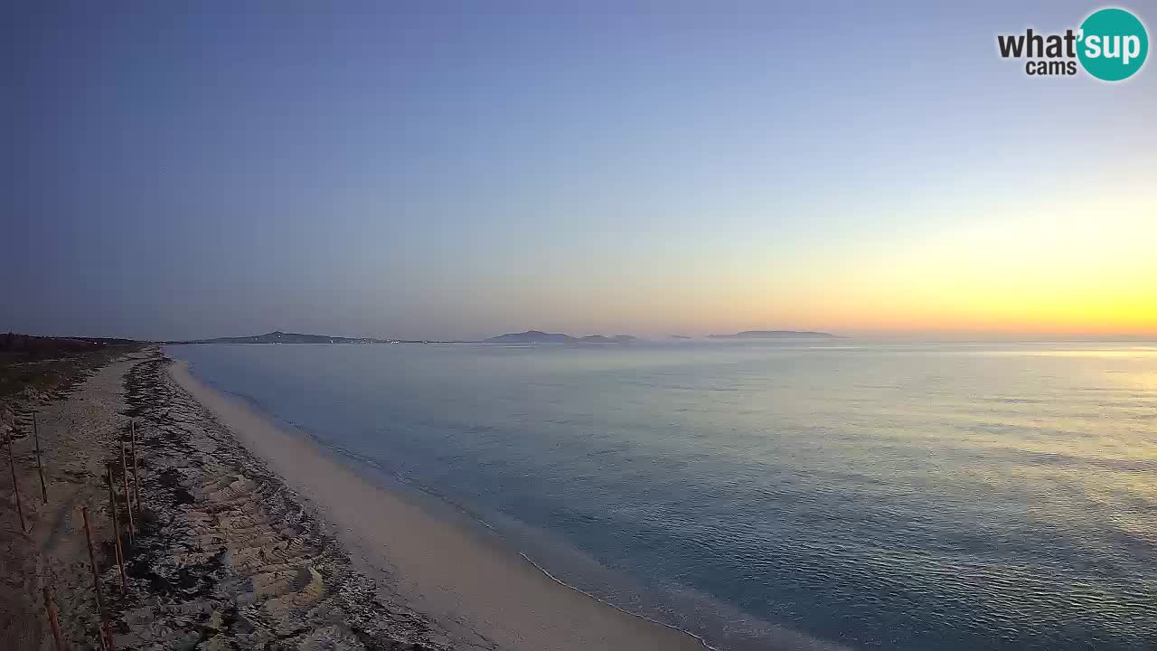 Plaža Le Saline web kamera Stintino – Sardinija
