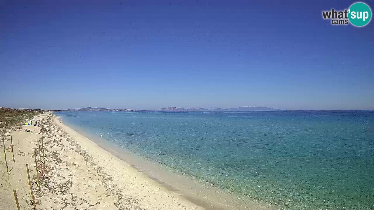 Spiaggia Le Saline webcam Stintino – Sardegna