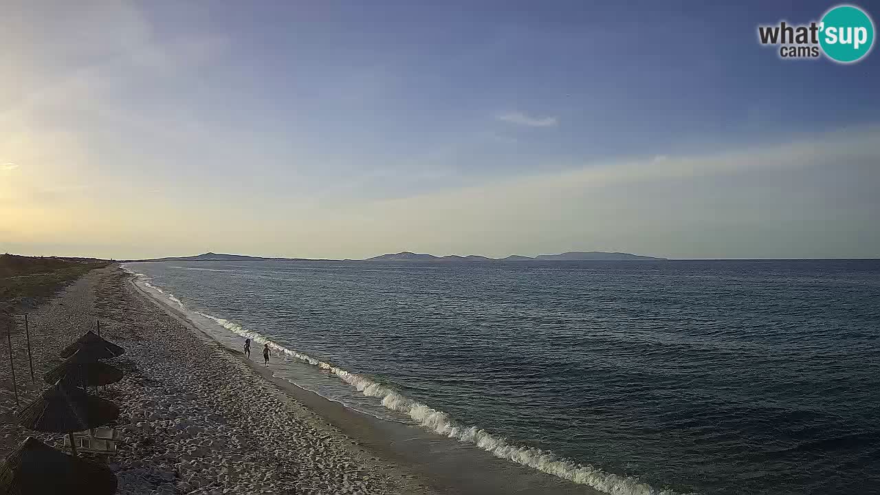 Beach Le Saline webcam live Stintino – Sardinia