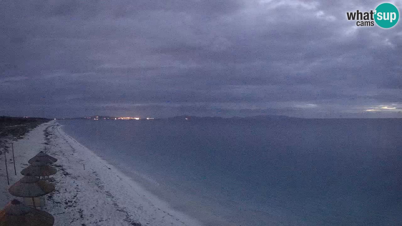 Beach Le Saline webcam live Stintino – Sardinia