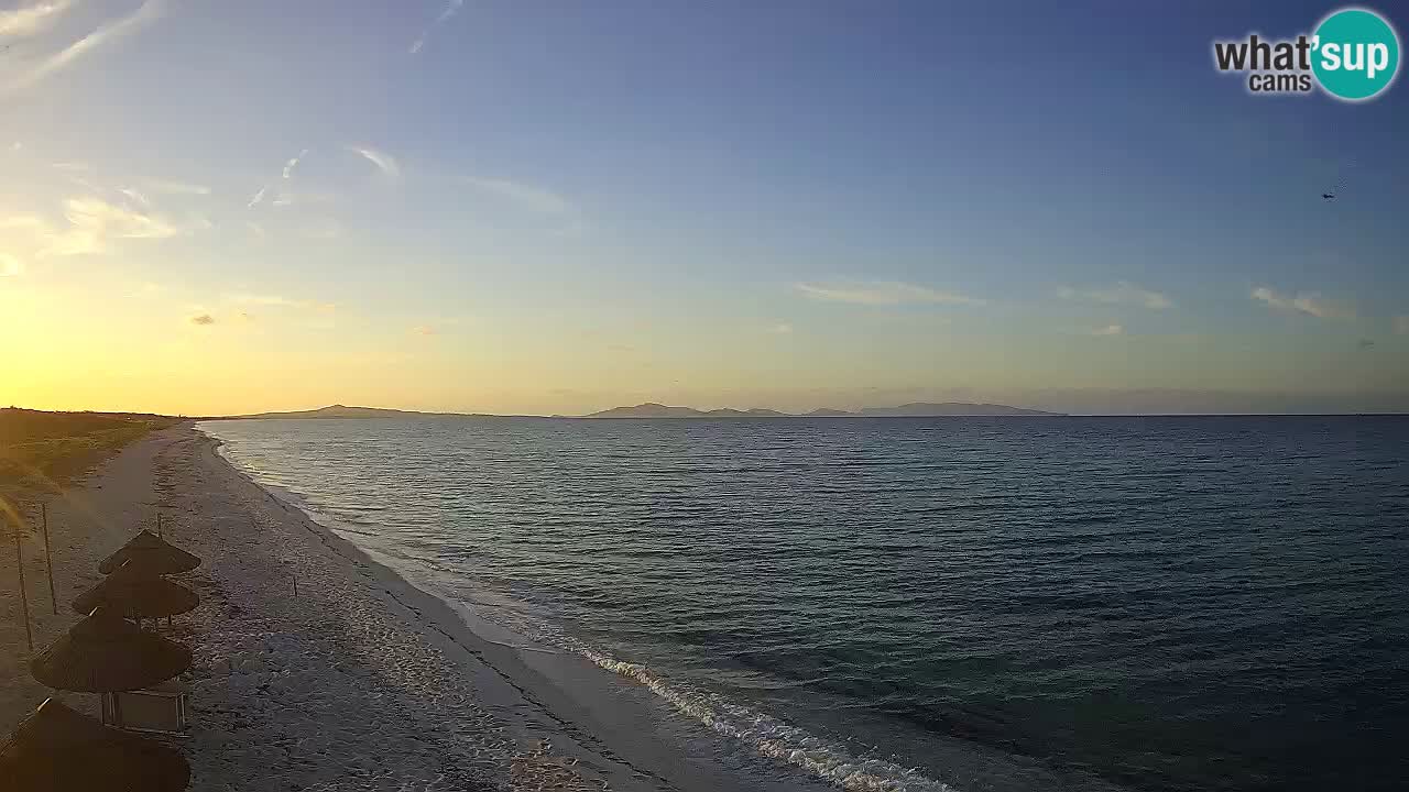 Plage Le Saline Live cam Stintino – Sardaigne