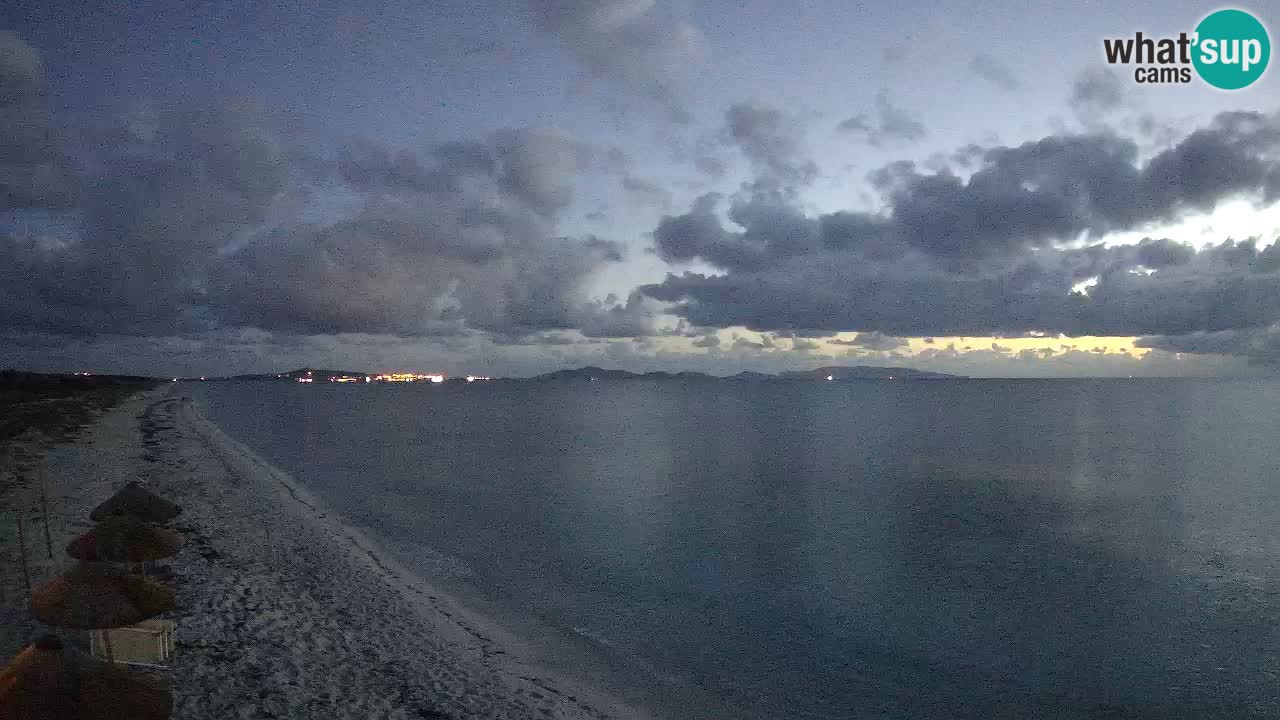 Beach Le Saline webcam live Stintino – Sardinia